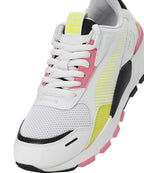 PUMA Women, RS 3.0 Pop Wns, White-Yellow Burst, Sneaker, 3UK