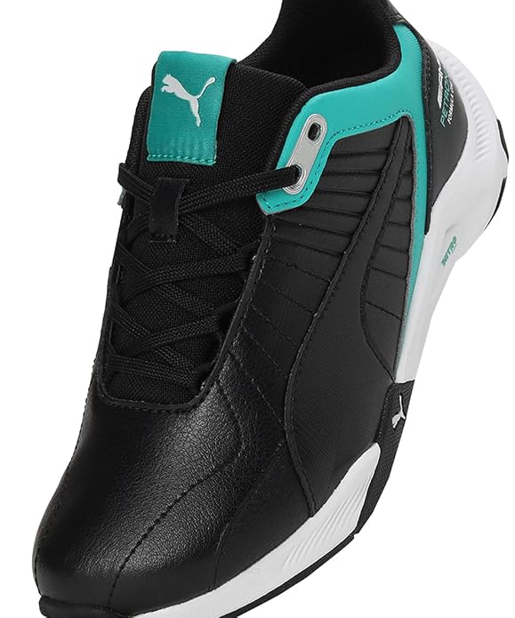 PUMA Unisex-Kid MAPF1 Kart Cat RL Nitro Jr Black-White Sneaker - 6 UK