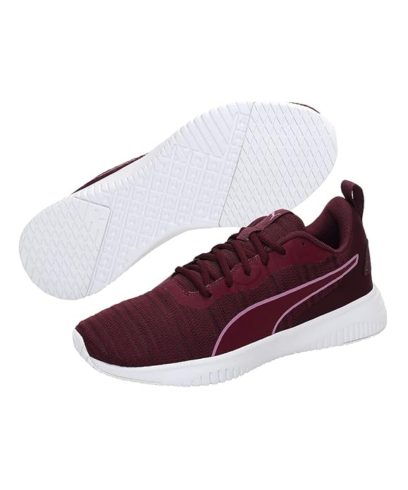 Puma Womens Flyer Flex WN's Grape Wine-Opera Mauve Walking Shoe- 3 UK