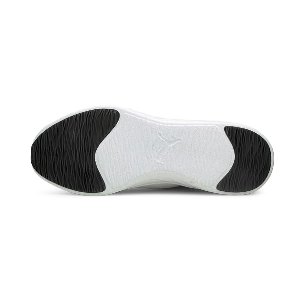 Puma Mens Better Foam Emerge 3D White-Gray Violet-Black Running Shoe - 10 UK