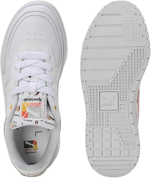 Puma Cali Dream Brand Love Sneaker For Women ( White , 3 )
