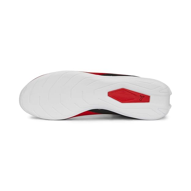 Puma Unisex-Adult Ferrari Drift Cat Decima Rosso Corsa-White-Black Sneaker - 8UK