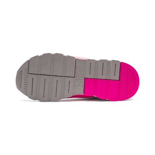 Puma Unisex-Adult RS-0 Sound White-Gray Violet-Knockout Pink Sneaker - 3 UK
