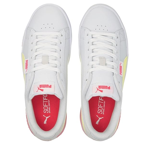 Puma Jada Blend  White-Soft Fluo Yellow-4UK