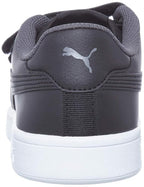 Puma Unisex Adult Smash v2 V Pu Black-Castlerock White Low Boot-7 UK