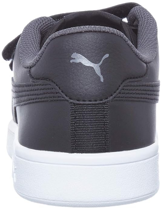Puma Unisex Adult Smash v2 V Pu Black-Castlerock White Low Boot-7 UK