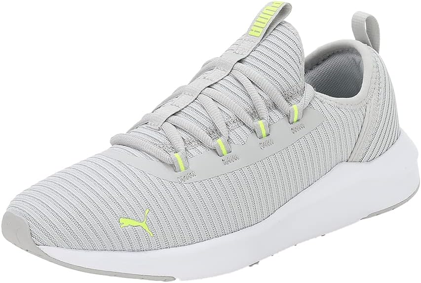 PUMA Softride Finesse Sport  womens Running Shoe (Harbor Mist-Lime Squeeze , 4 )