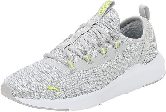 PUMA Softride Finesse Sport  womens Running Shoe (Harbor Mist-Lime Squeeze , 4 )