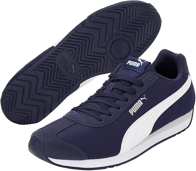 PUMA Turin 3 NL Adult Trainers Shoe ( Peacoat Puma White , 6 )