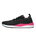 PUMA Unisex-Adult Pacer Next FS Knit Black-Beetroot Purple Sneaker - 4 UK (37491906)
