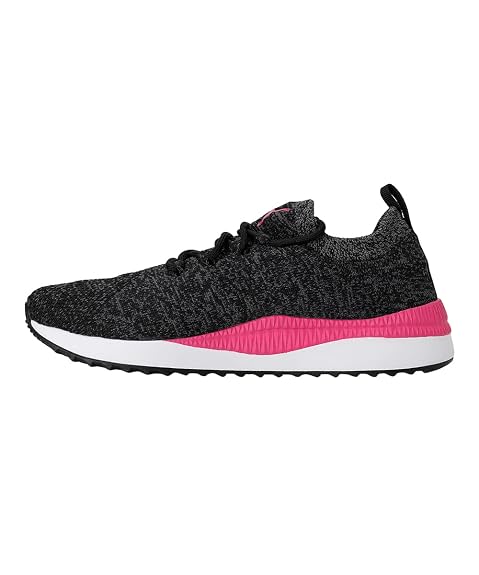 PUMA Unisex-Adult Pacer Next FS Knit Black-Beetroot Purple Sneaker - 4 UK (37491906)