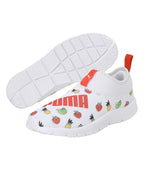 Puma Unisex-Kid Yaris Pre-School V1 Nasturtium-White Sneaker - 1UK