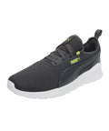 PUMA Unisex Crafty Sneakers Dark Shadow-Limepunch - 10