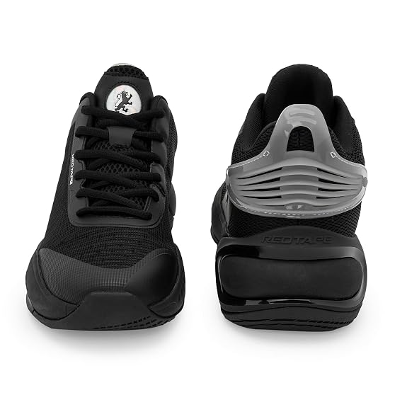 Red Tape Lifestyle Casual Shoes for Men | Classic Rounded Toe, Soothing Insole & Impact-Resistant Comfort_Black 9 UK