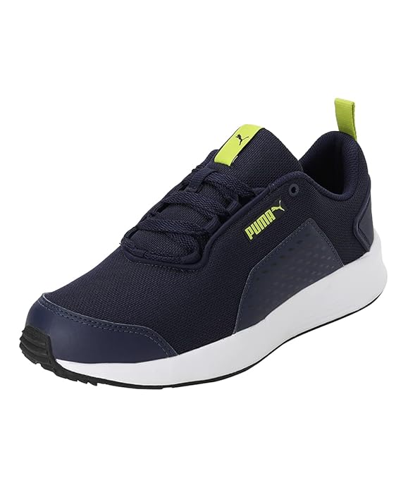 Puma Mens Riot Peacoat-Limepunch Sneaker - 10 UK