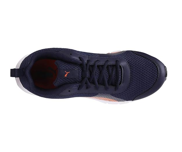 Puma Mens Whisk Peacoat-Vibrant Orange Running Shoe - 6 UK