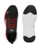 Puma Unisex-Kid Softride Premier Slip-On Jr Black-for All Time Red-White Walking Shoe - 6 UK