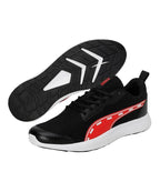 Puma Unisex-Adult Raptor, Black-Burnt Red-White, Sneaker - 7UK