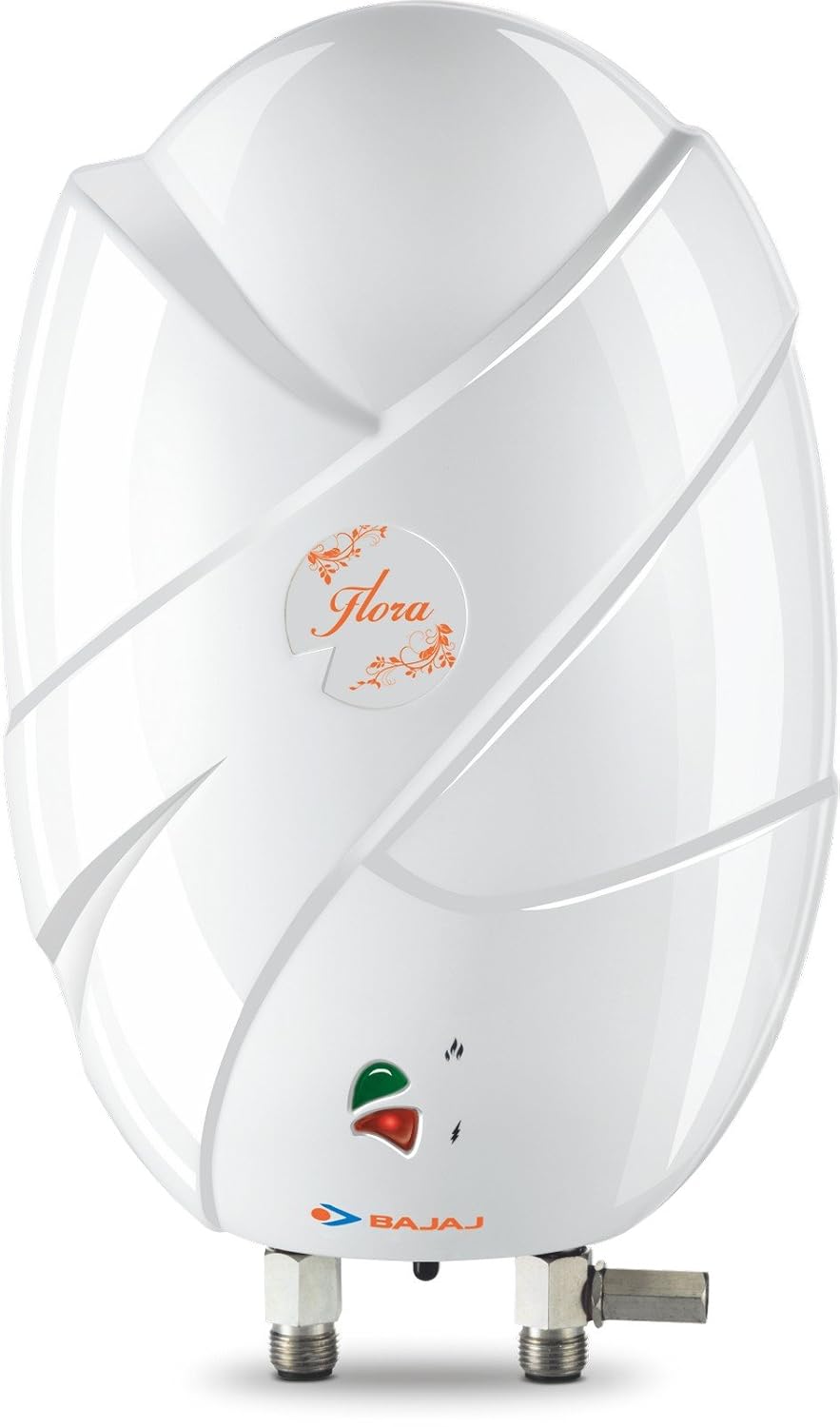 Bajaj Flora 1 Litre Instant Vertical Water Heater | 4.5KW | Fire Retardant Cable | Multiple Safety Systems |【White】