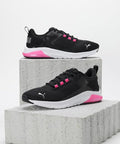 PUMA Electron E unisex-adult Sneaker ( Black-Silver-Ravish , 5 )