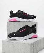 PUMA Electron E unisex-adult Sneaker ( Black-Silver-Ravish , 5 )