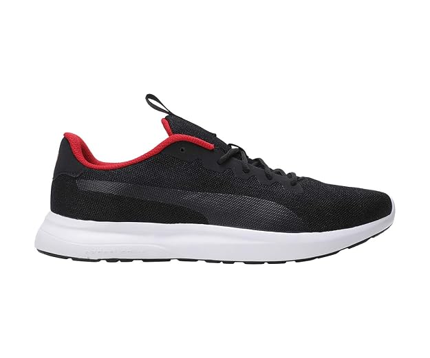 Puma Men's Jigsaw IDP Black-Barbados Cherry Sneaker 8 UK