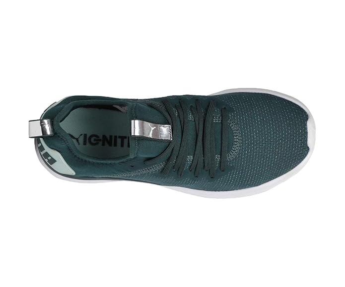 Puma womens IGNITE Flash evoKNIT SR Wn's Ponderosa Pine-Fair Aqua Running Shoe - 3.5 UK