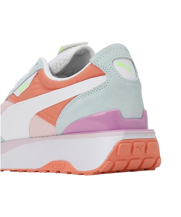 Puma Womens Cruise Rider Silk Road WN's Nitro Blue-White-Chalk Pink Sneaker - 3 UK