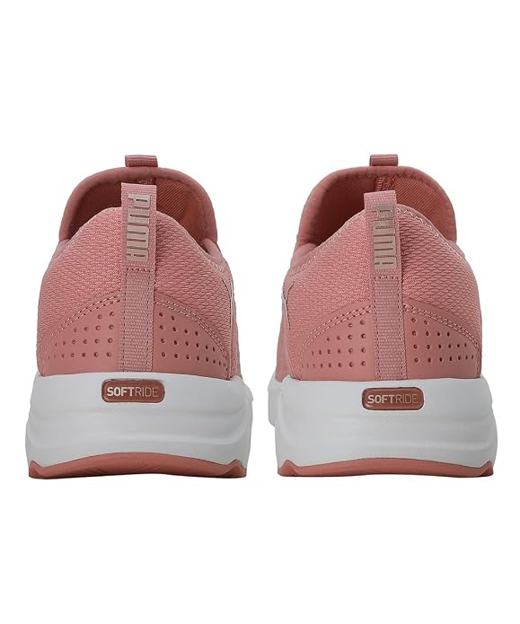 Puma Womens Softride Sophia Slip-On WN's Rosette-Rose Gold Walking Shoe - 3 UK