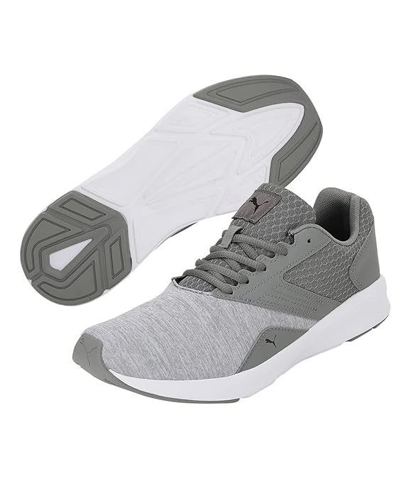 Puma unisex-adult Trigger Ultra Gray / White / Black Running Shoe - 11 UK