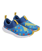 Puma Unisex-Kid Yaris Junior V1 Victoria Blue-White-Dandelion Sneaker - 6UK