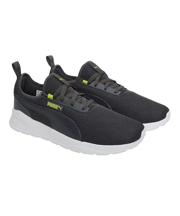 PUMA Unisex Crafty Sneakers Dark Shadow-Limepunch - 10