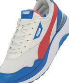 Puma Womens Cruise Rider WNS V1 Sneaker (Warm White-Electric Blush-Racing Blue , 4 UK )