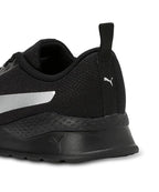PUMA Unisex-Adult Kenton Black-Silver Sneaker - 8UK