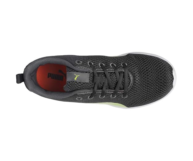 Puma Men Cario Idp Iron Gate-Limepunch Running Shoes-8UK