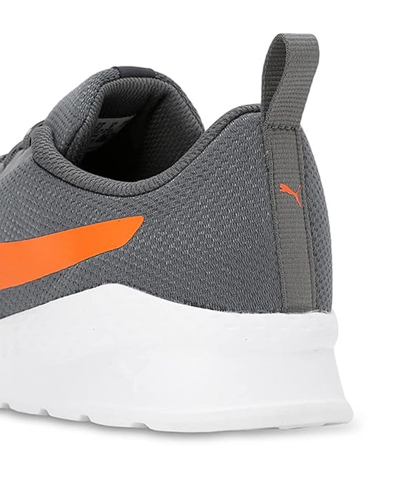 Puma Kenton Shoes For Mens  Castlerock-Vibrant Orange-8UK