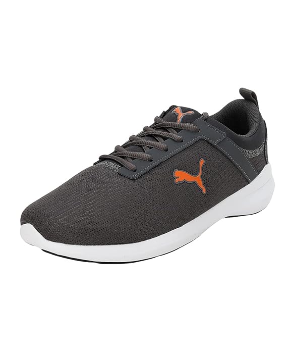 Puma Mens Starlight V2 Dark Shadow-Vibrant Orange Sneaker - 6UK