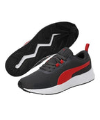 Puma Mens Pacer Max V1 Dark Shadow-High Risk Red-Puma Black Running Shoe - 9 UK