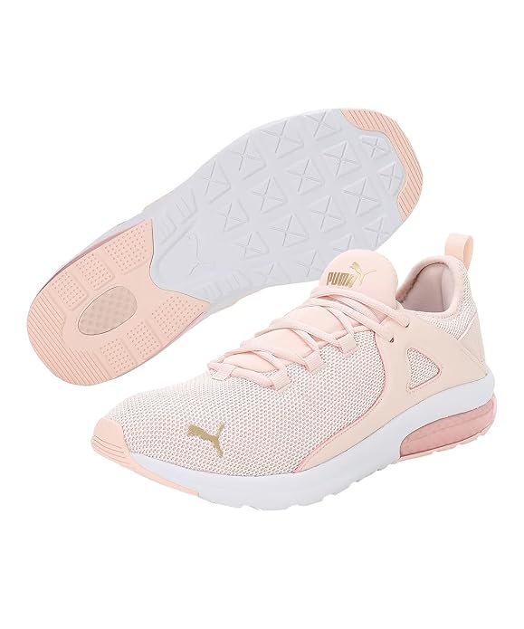 PUMA Unisex-Adult Electron 2.0 Island Pink-Team Gold-Pale Grape Sneaker - 4UK