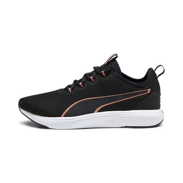 PUMA Unisex-Adult Softride Cruise 2 Black-Rose Gold-White Running Shoe - 4 UK