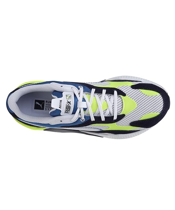 Puma Unisex Adult RSX³ Twill Air Sneaker ( Puma White-Peacoat , 4 UK )