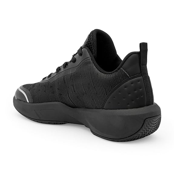 Red Tape Basketball Shoes for Men | Cultured Round-Toe Shape & Cushioning Technology Black 9 UK