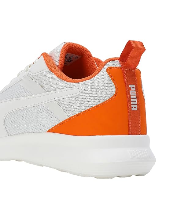 Puma Unisex-Adult Shogun Warm White-Vapor Gray-Rickie Orange Sneaker - 9 UK