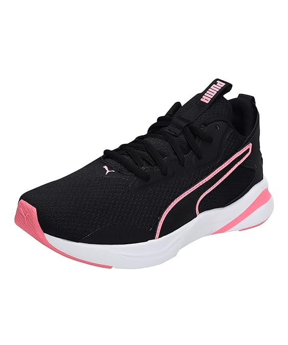 Puma Womens Softride Rift WN's Walking Shoe ( Black-Luminous Peach , 3 )