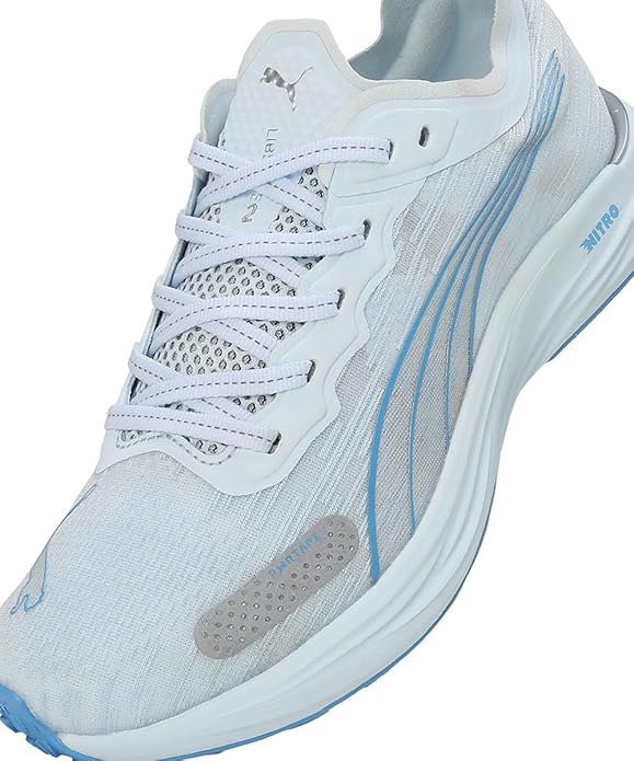 Puma Womens Liberate Nitro 2 WN's ICY Blue-Silver-Regal Blue Running Shoe - 4 UK