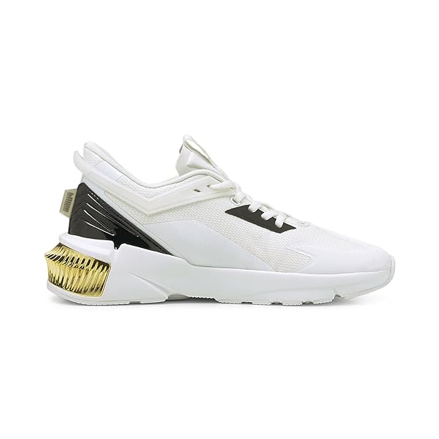 Puma Womens Provoke XT FTR Moto WN's White-Team Gold Training Shoe - 3 UK