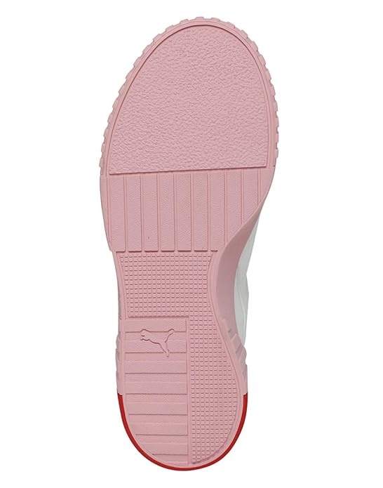 Puma Women Cali Wn s Puma White-Pale Pink Closed Shoe  4 UK
