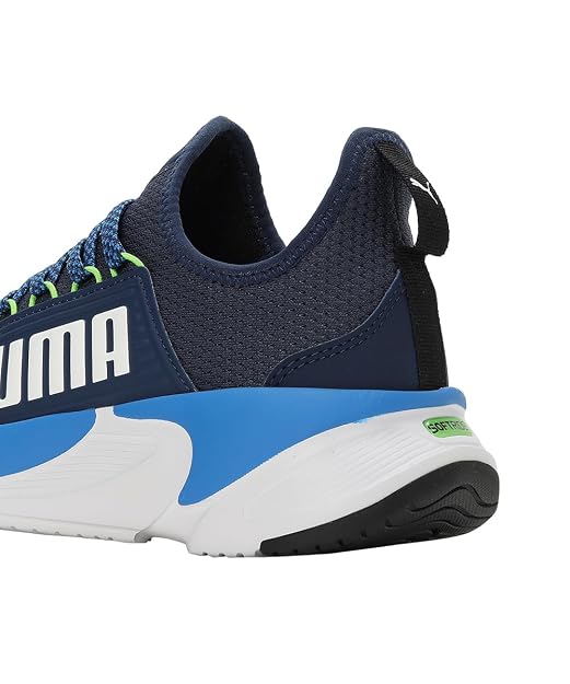 PUMA Unisex-Kid Softride Premier Slip-On Jr Persian Blue-Racing Blue-White Walking Shoe - 6 UK
