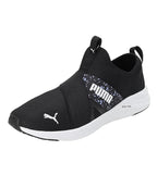 Puma Womens Better Foam Prowl Slip Flor Training Shoe ( Black-Intense Lavender-White , 4 UK )
