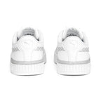 Puma Girls Carina 2.0 Mermaid Pre-School White-Hero Blue-Silver Sneaker - 10UK